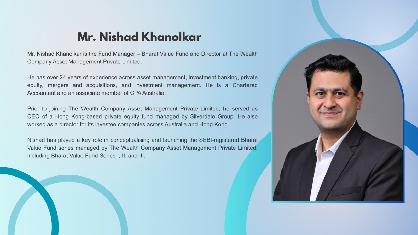 Mr. Nishad Khanolkar